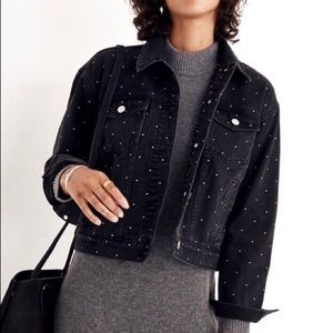 Madewell black jean jacket